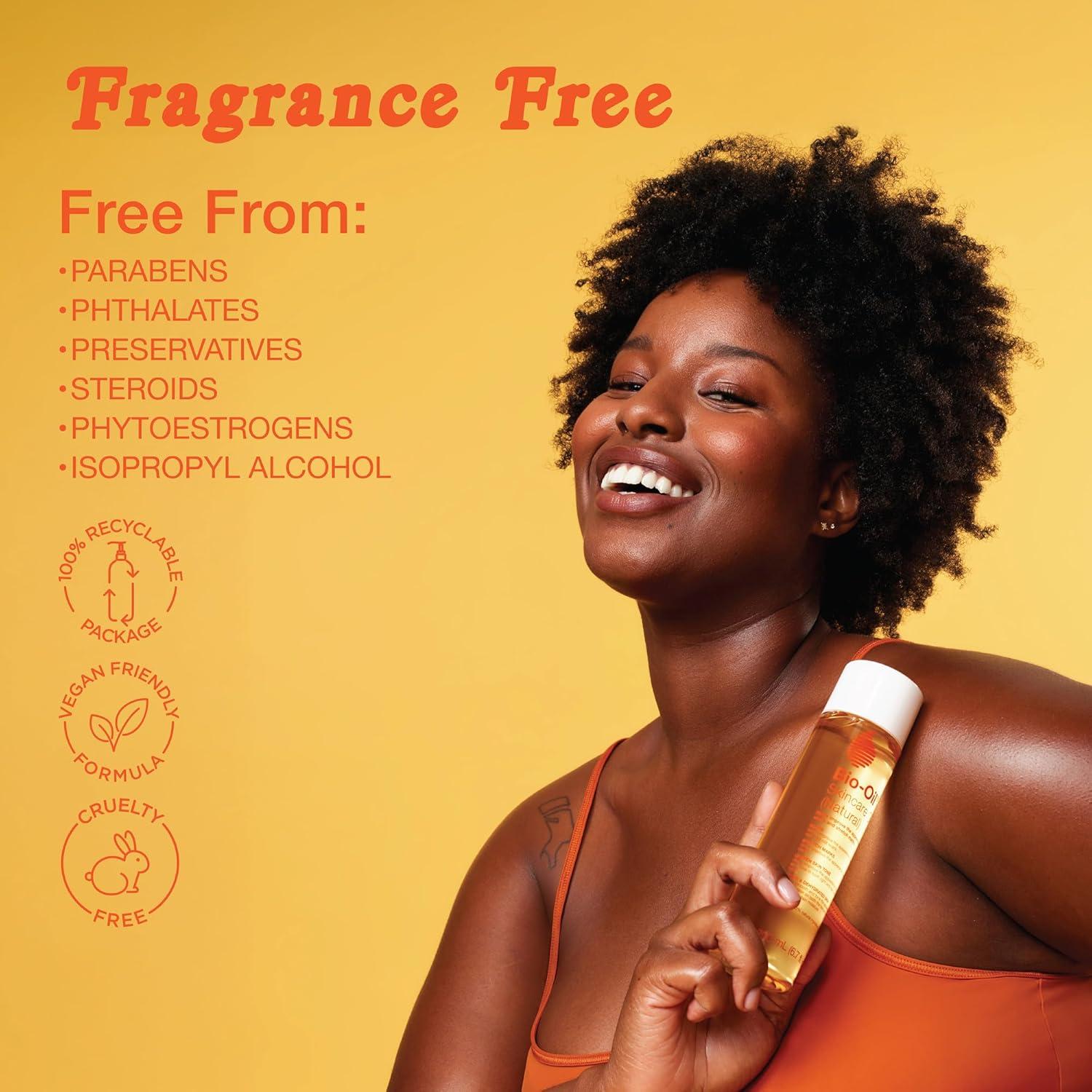 imageBioOil Natural Skincare Oil Serum for Scars and Stretch Marks Face and Body Moisturizer for Dry Skin Hair Oil For All Skin Types 42 Oz67 Fl Oz Pack of 1
