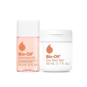imageBioOil Travel Skincare Bundle for Scars Stretch Marks and Dry Skin Includes Skin Care Oil 2 oz and Dry Skin Gel 17 oz